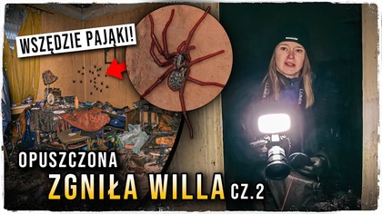 Nie oglądaj jeśli boisz się pająków...   Zgniła Willa cz. 2