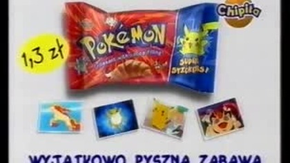Rogalik Chipita - Pokemon - zestaw reklam