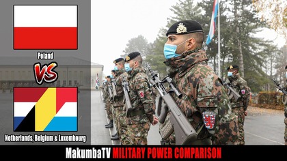 Polska vs Niderlandy, Belgia i Luksemburg 2025 | Porównanie siły militarnej