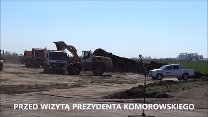 KABARET Bronisław Komorowski na otwarciu inowrocławskiej obwodnicy.