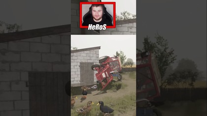 CIĄGNIK JANINY WYLECIAŁ W KOSMOS  #farming