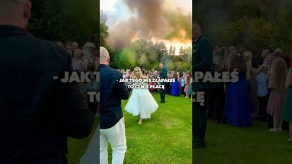 GRUPOWE WESELNE ZDJĘCIE *epicki wybuch dymny* #wesele