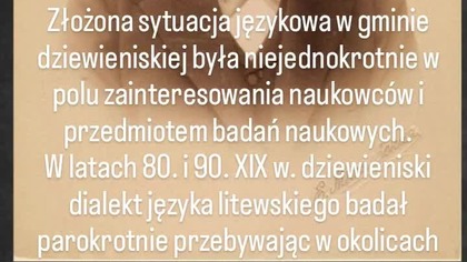 Dziewieniszki.  Badania językoznawcze, Edward A Wolter.  Dieveniškės, kalbininkas Eduardas Volteris.