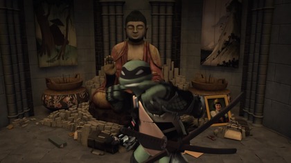 Teenage. Mutant. Ninja. Turtles. 2012. S04E94.  Zwichnięta stopa