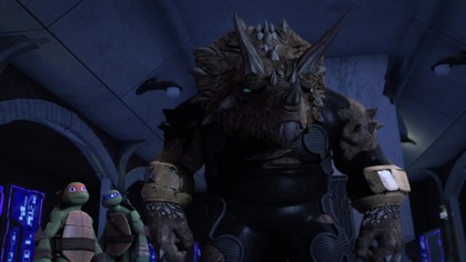 Teenage. Mutant. Ninja. Turtles. 2012. S03E76.  Dinozaur w kanałach
