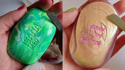 Soap Carving ASMR Relaxing Sounds no talking Satisfying ASMR Video