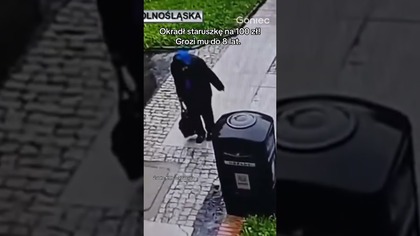 UKRADŁ STARUSZKĘ NA 100 ZŁ! GROZI MU DO 8 LAT!