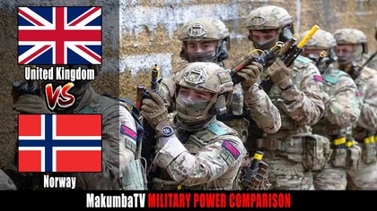Wielka Brytania vs Norwegia 2025 | Porównanie siły militarnej