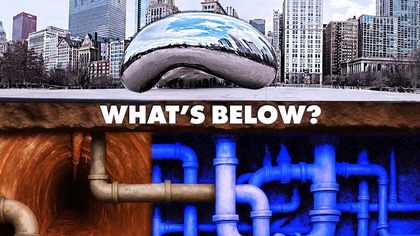 Whats Below Chicagos Bean?