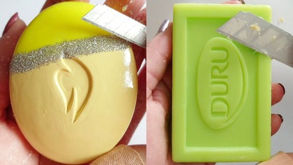 Soap Carving ASMR Relaxing Sounds no talking Satisfying ASMR Video