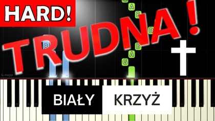Biały Krzyż (Czerwone Gitary) - Piano Tutorial (TRUDNA! wersja)  NUTY W OPISIE