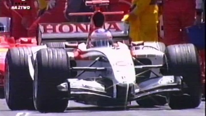 06 GP Monaco 2004 Wyścig (początek) PL (TV4) (Rd 6/18) PT 1/2