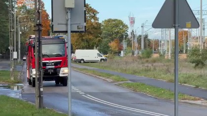 Przejazdy alarmowe służb ratunkowych do pokazu z okazji Dnia Ratownictwa 2025