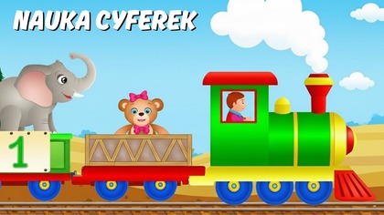 Pociąg z cyferkami | Bajka o liczeniu dla dzieci | 123 Edukacja