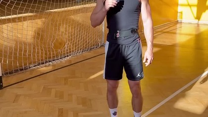 80cm z miejsca bez odrywania stóp #shorts #verticaljump #wyskok #koszykówka #trening