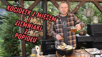 Kociołek z mięsem i ziemniaki z popiołu / Oddaszfartucha