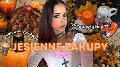 Jesienne zakupydekorowanie pokojunowe studialuzny cozy vlog