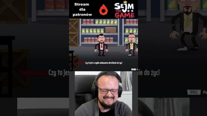 Szymon w Sejm the Game #gaming #śmieszne #polityka #polska