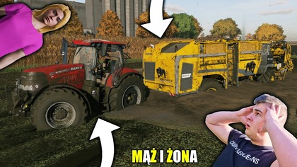 JEST CIĘŻKO - ALE NIKT NIE MÓWIŁ ŻE BĘDZIE LEKKO WYKOPKI BURAKÓW W WIELKIM BŁOCIEMĄŻ I ŻONA84