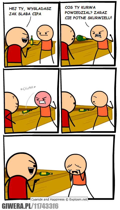 Cyanide & Happiness, rozroba, bar