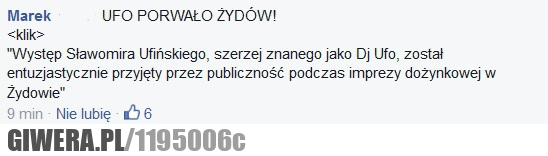 UFO,Porwanie,żydzi,żydowie,dj ufo,dożynki