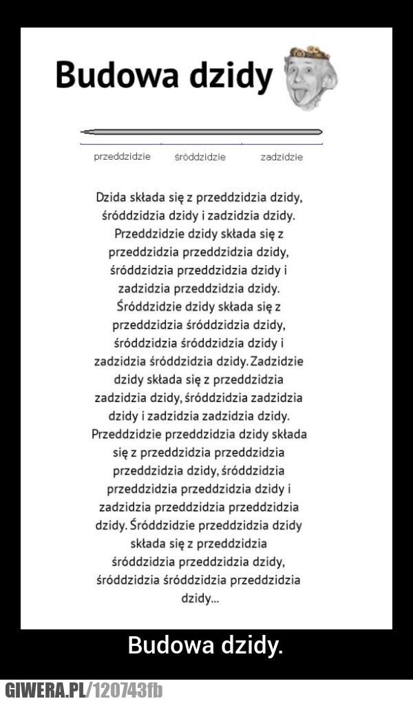 Prosta, budowa, Dzidy