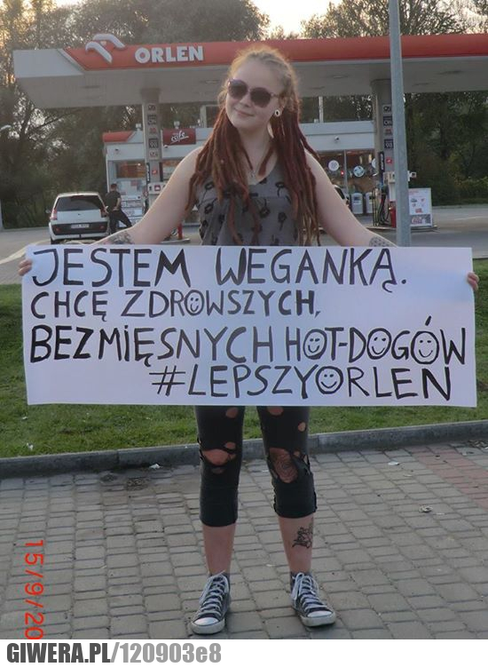 Orlen,Hot-dog,weganka,wegan,