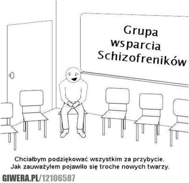 schizofrenia,grupa wsparcia