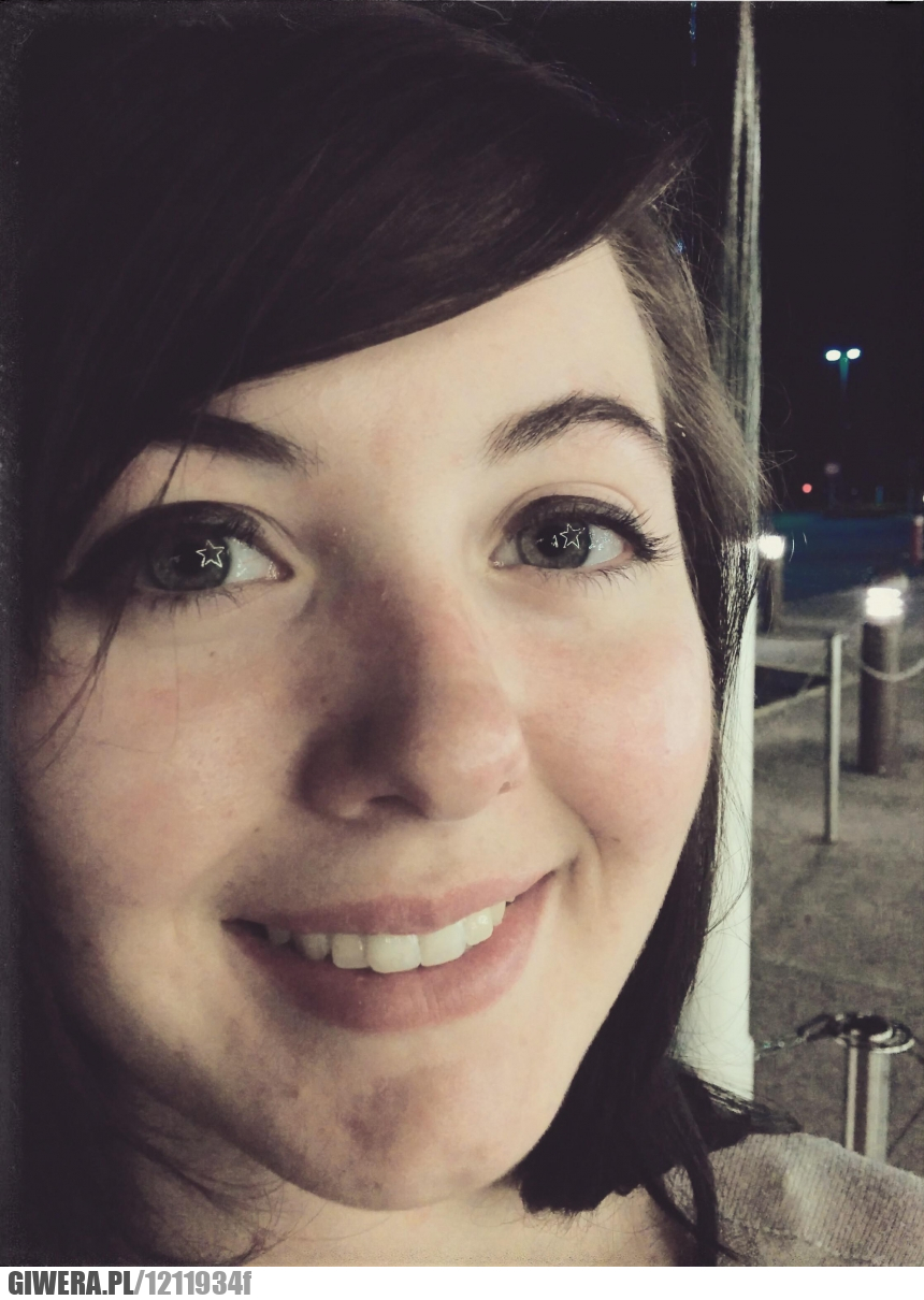 Oczy,Gwiazdy,laska,dziewczyna