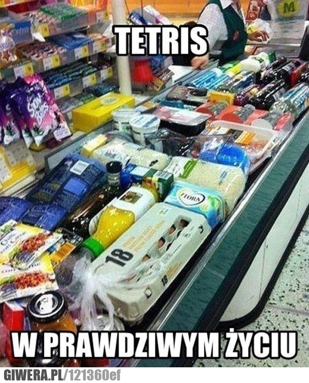 Tetris,zakupy,taśma