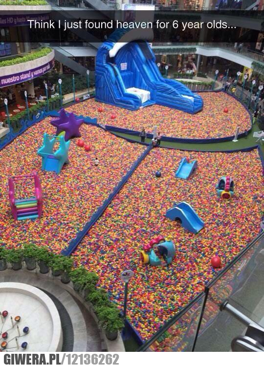 Basen,piłeczki,raj,sześciolatki