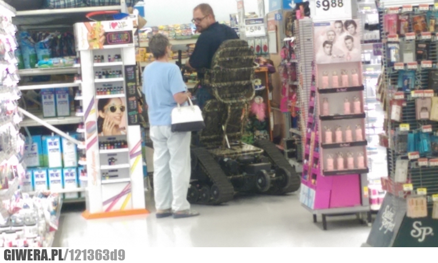 Ameryka,USA,sklep,Wal-Mart,wózek inwalidzki