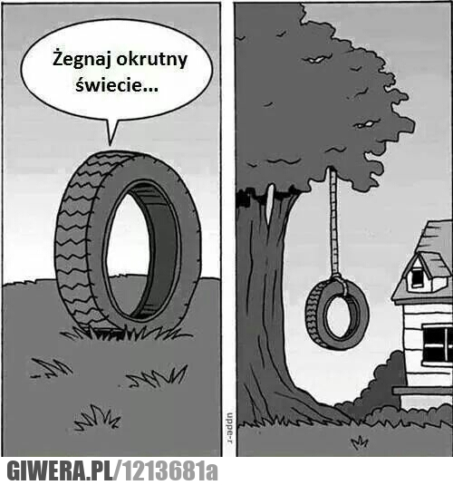 opona,wisielec,okrutny świat,samobójstwo