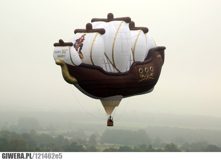 Statek piratów,balon