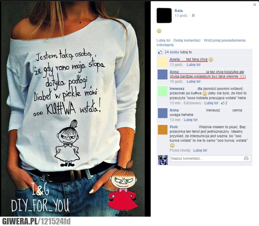 Koszulka,interpunkcja,kurwa,