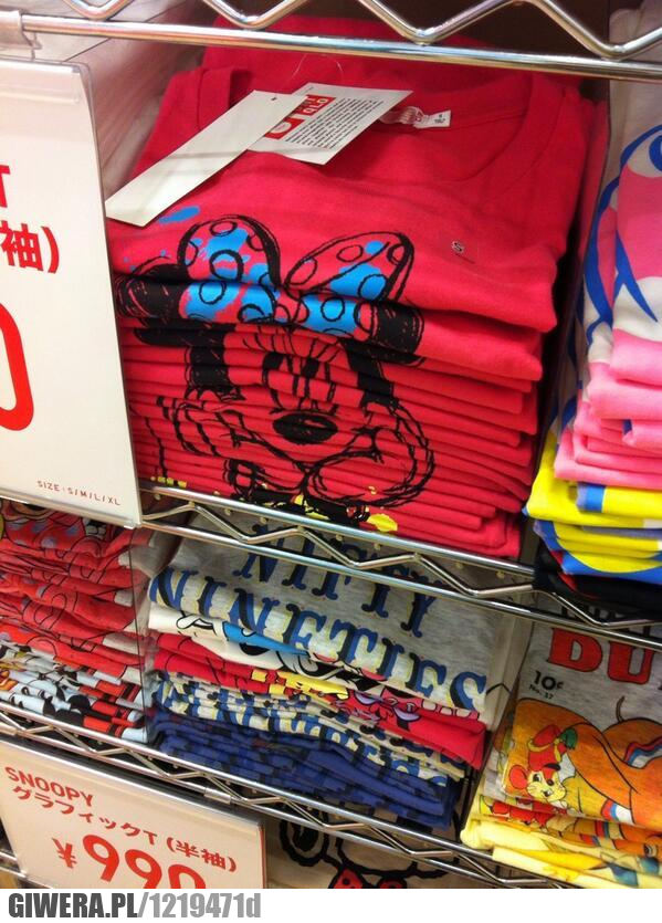 Praca,koszulki,wzór,myszka minnie