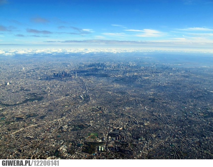 Tokio,Japonia,z lotu ptaka