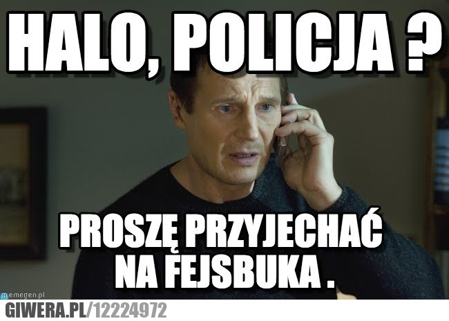 facebook, policja, 