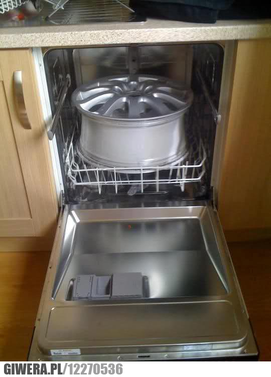 Zmywarka,felga,ojciec