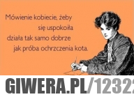 Uspokoić kobietę 