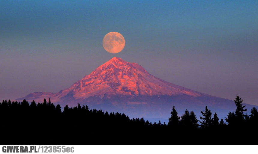 Earthporn,Księżyc,góry