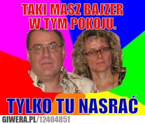 Rodzice,bajzer,bałagan