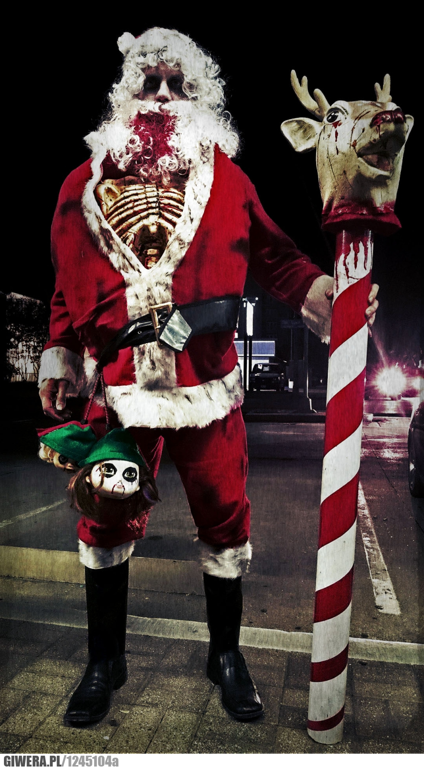 Mikołaj,renifer,zombie
