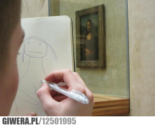 Początkowy artysta,dama z łasiczką