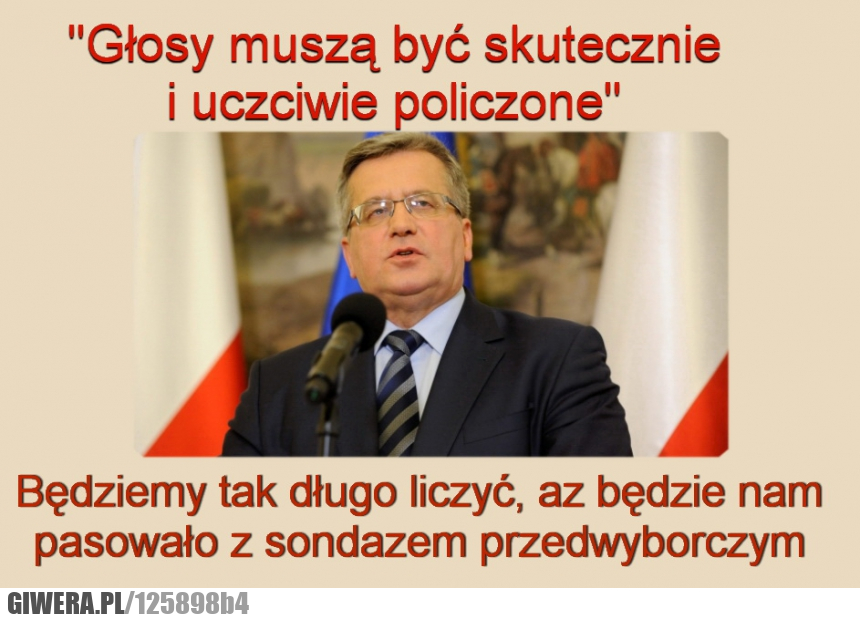 wybory, komorowski, prezydent, platforma, oszustwo, kłamstwa, obietnice, 