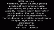 Sms do żony
