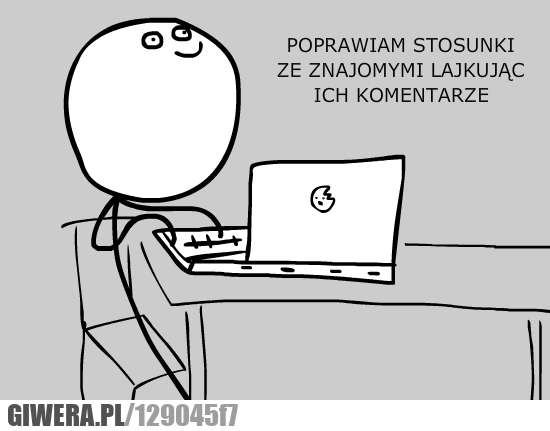 poprawianie stosunków, znajomi, lajkować, komentarze znajomych