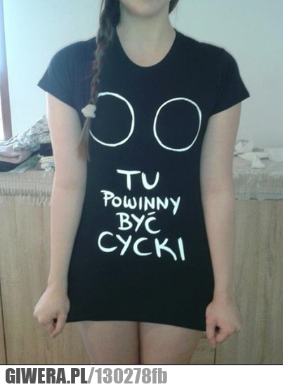 Szczera koszulka,cycki