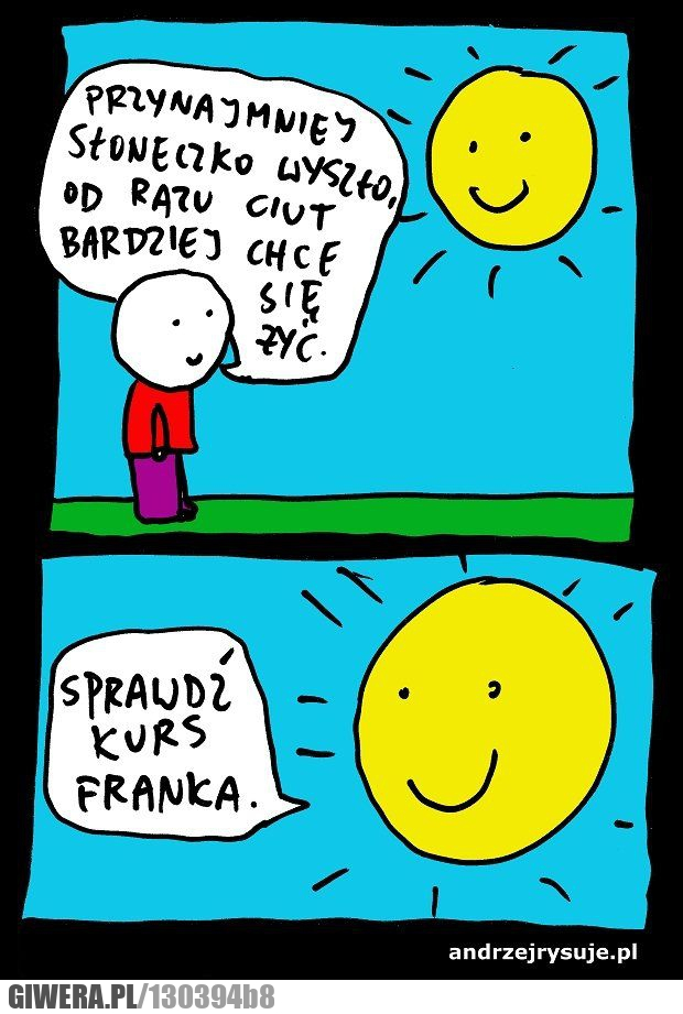 Słoneczko,kurs frank