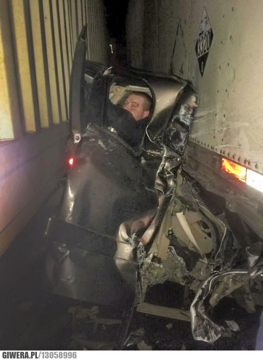 PickUp,Tir,zmiażdżony,Szczęściarz